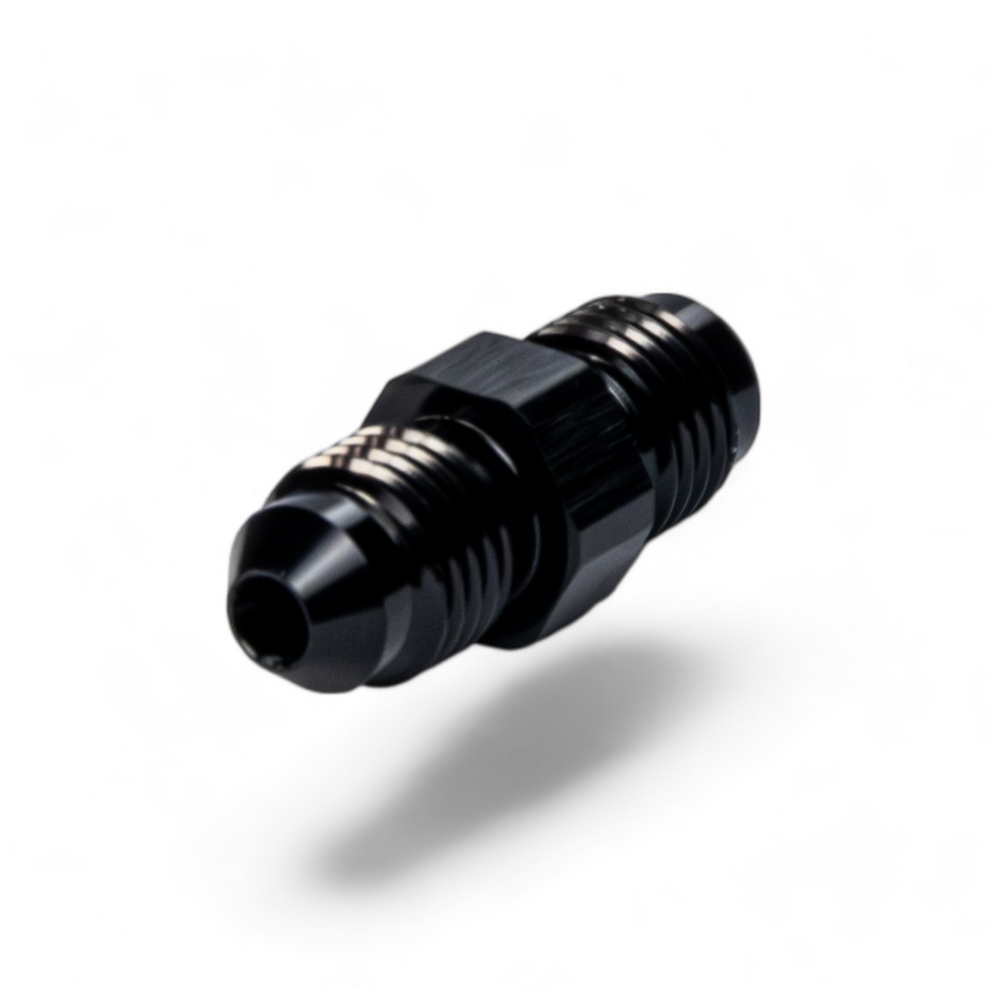 FITTING ADAPTER AN4 MALE FLARE UNION AL BLACK