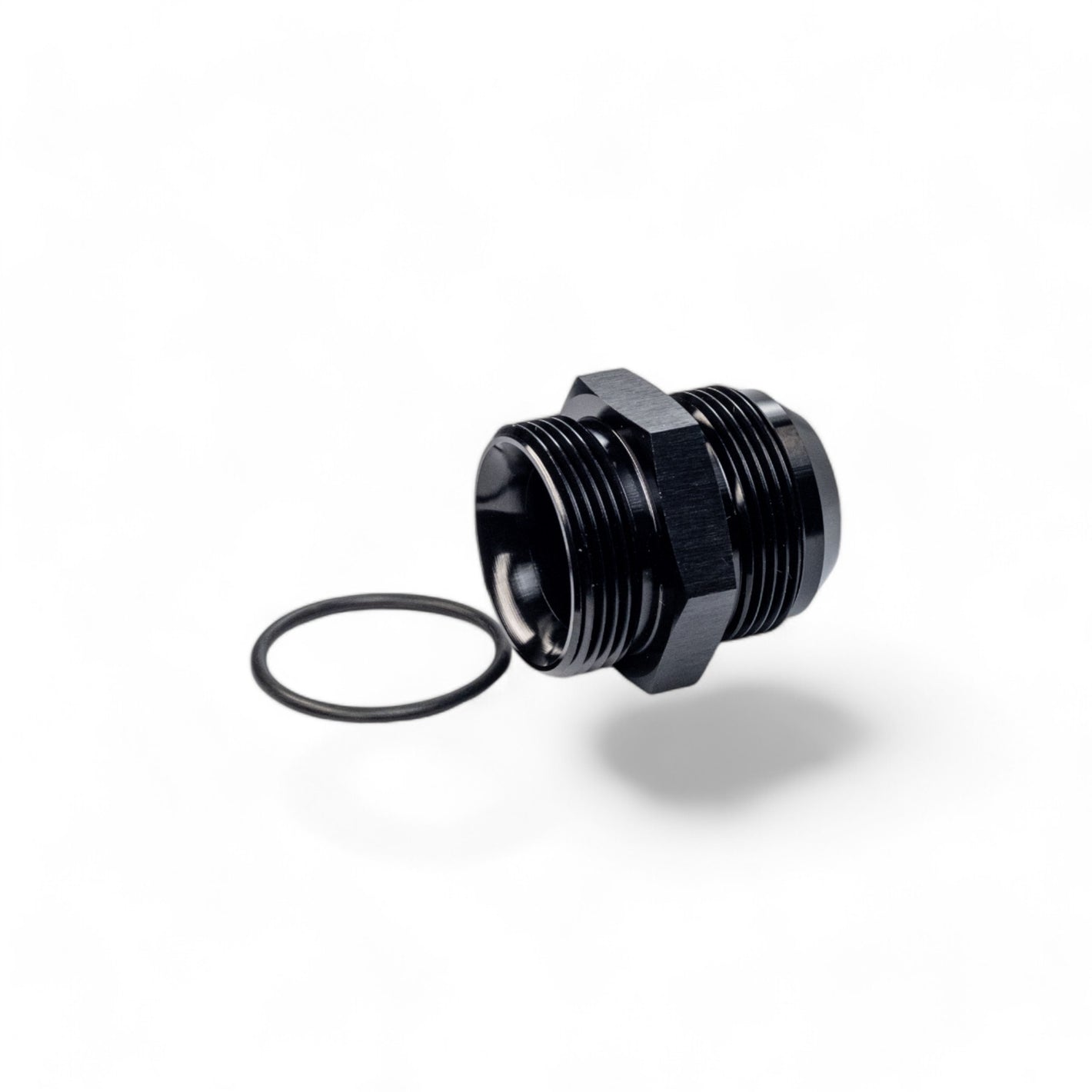 FITTING ADAPTER AN20 TO ORB20 MALE FLARE AL BLACK