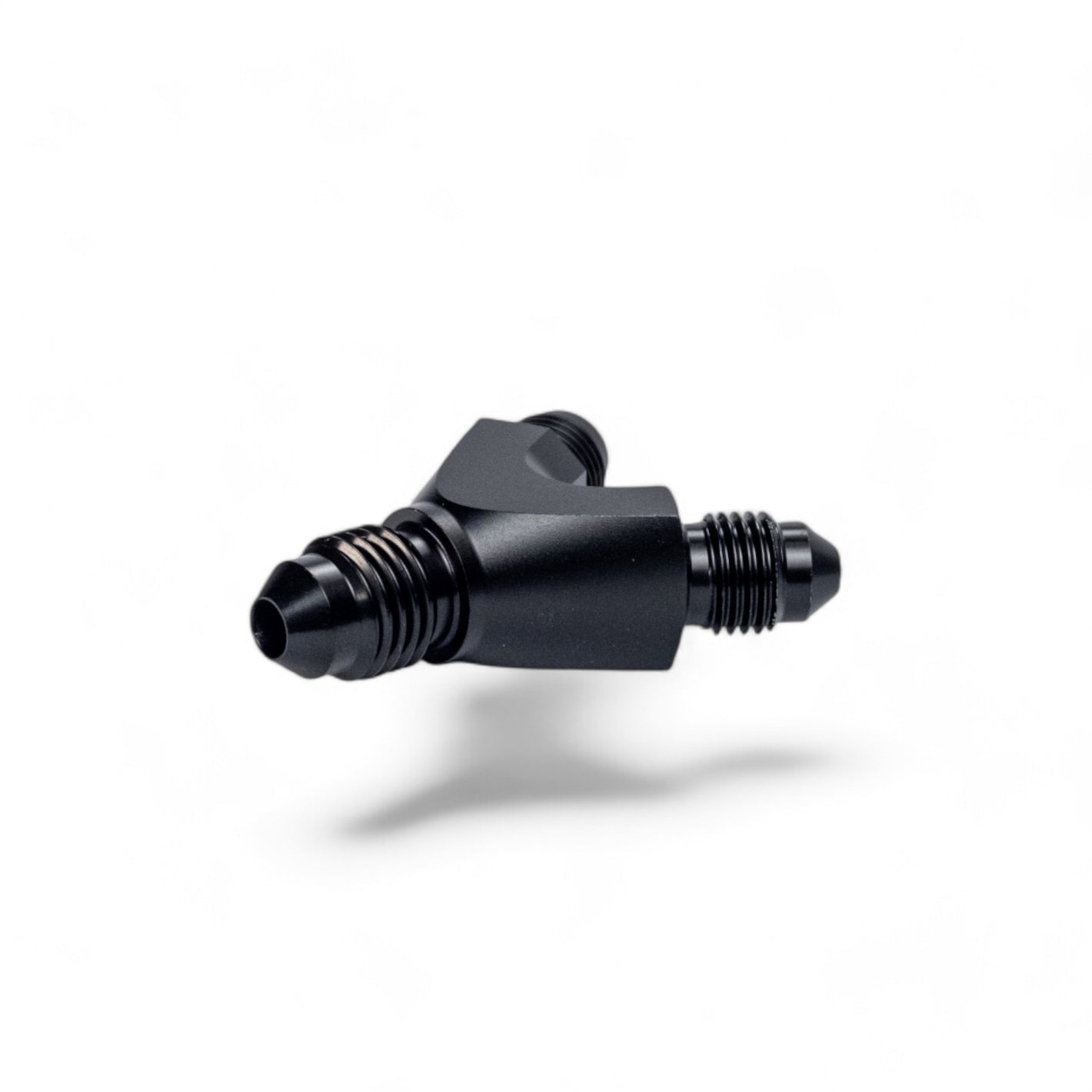 FITTING ADAPTER AN4 TO AN3 Y-ADAPTER AL BLACK