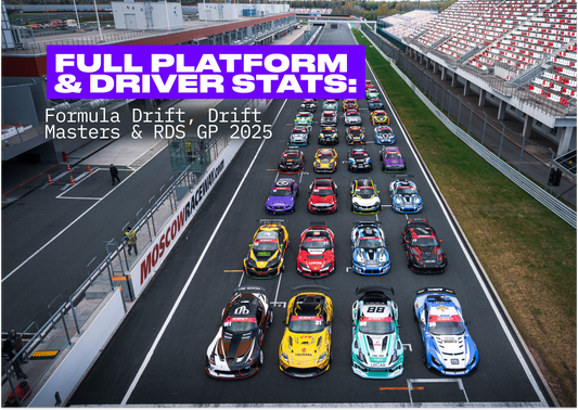 Drift Platform Statistics in Formula Drift, Drift Masters, and RDS GP — 2025