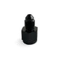 FITTING ADAPTER AN3 MALE TO 1/8NPT FEMALE STRAIGHT BLACK
