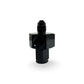 FITTING ADAPTER AN3 FEMALE TO MALE WITH 1/8IN PORT AL BLACK