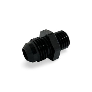 FITTING ADAPTER M12X1.5 TO AN6 METRIC TO MALE FLARE AL BLACK