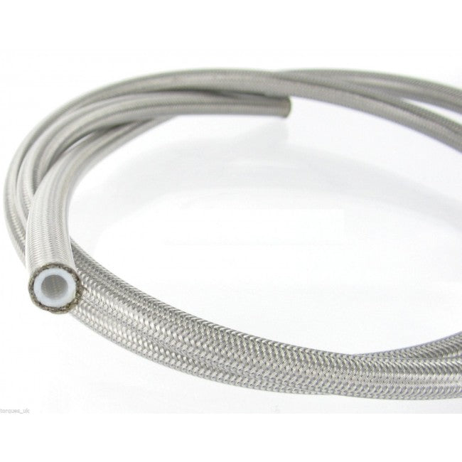 HOSE PTFE STAINLESS STEEL BRAIDED HOSE WITH BLACK PVC BRAIDED