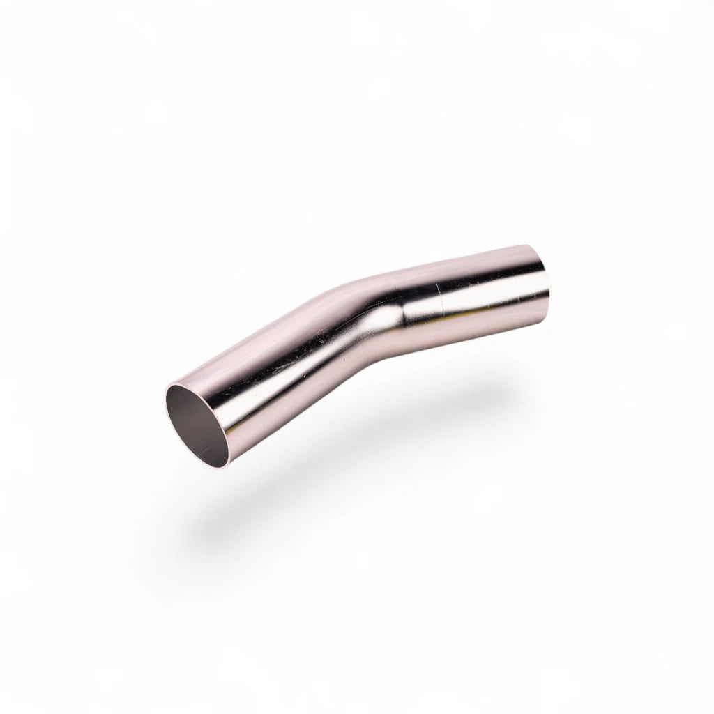 ALUMINIUM BEND PIPE 30 DEG O.D. 76 MM WALL 2 MM