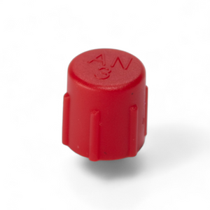 PLASTIC PLUG AN3 FEMALE RED