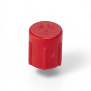 PLASTIC PLUG AN4 FEMALE RED