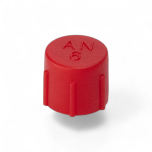 PLASTIC PLUG AN6 FEMALE RED