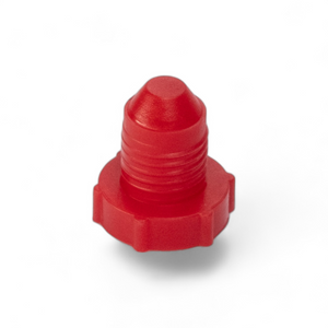 PLASTIC PLUG AN4 MALE RED