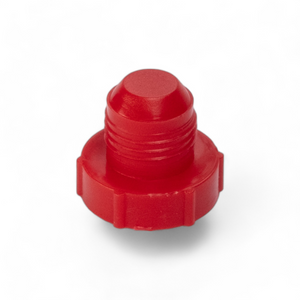 PLASTIC PLUG AN6 MALE RED