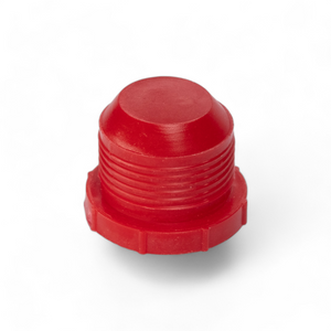 PLASTIC PLUG AN16 MALE RED