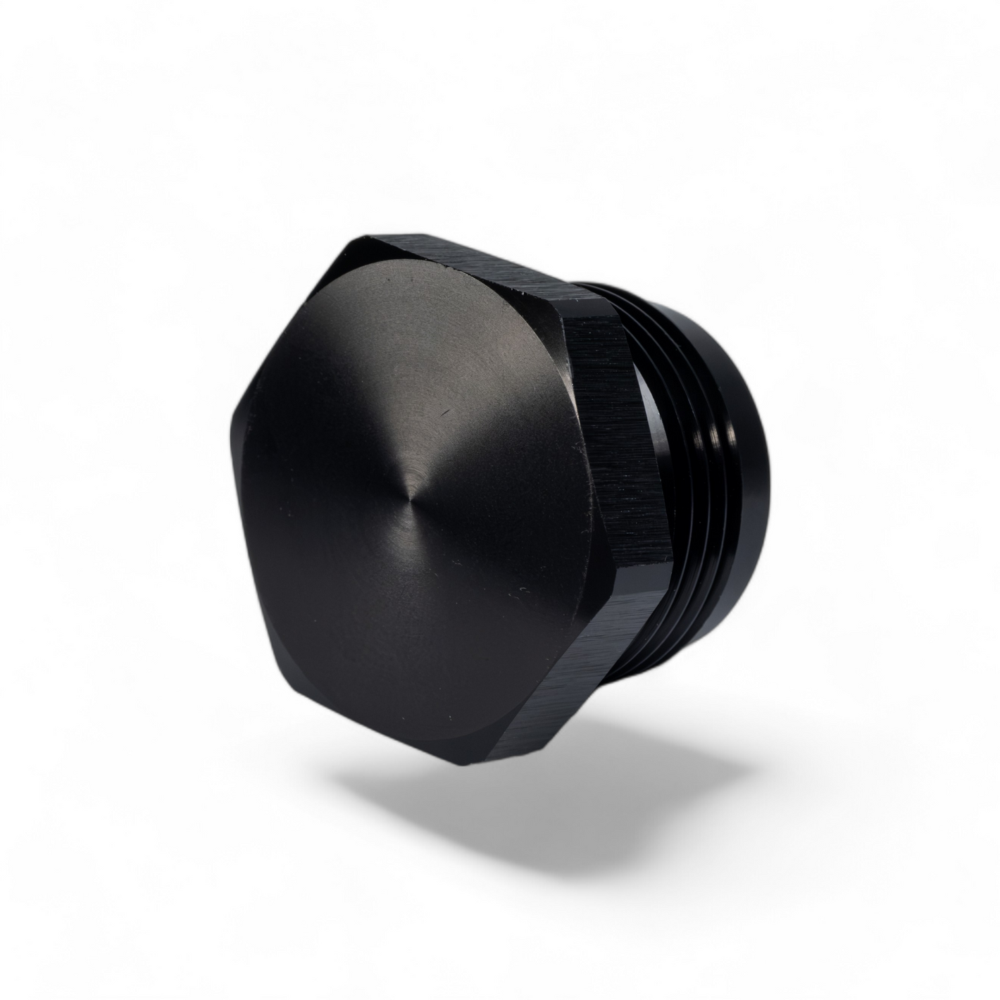 FITTING PLUG AN16 FLARE MALE AL BLACK
