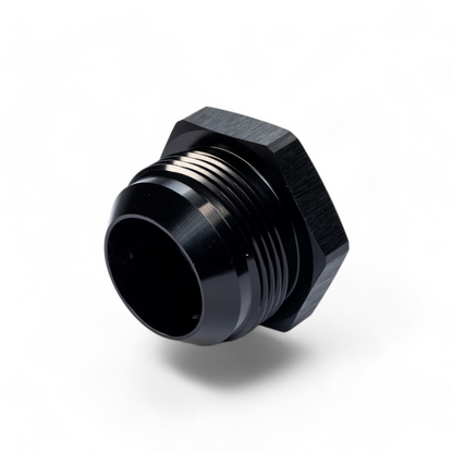 FITTING PLUG AN20 FLARE MALE AL BLACK