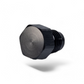 FITTING PLUG AN3 FLARE MALE AL BLACK