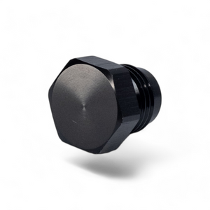FITTING PLUG AN6 FLARE MALE AL BLACK