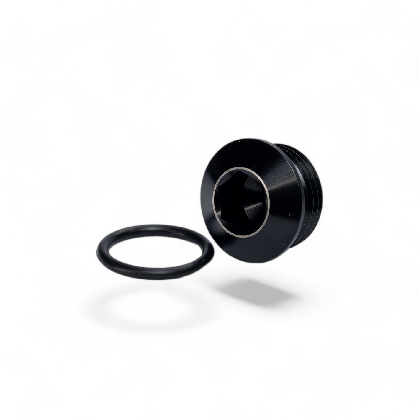 FITTING PLUG AN10 ORB PORT SLIM LINE AL BLACK