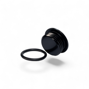 FITTING PLUG AN12 ORB PORT SLIM LINE AL BLACK