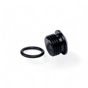 FITTING PLUG AN6 ORB PORT SLIM LINE AL BLACK