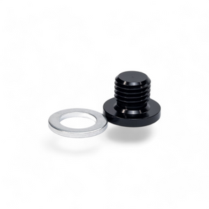 FITTING PLUG M10X1.125 ORB PORT SLIM LINE AL BLACK