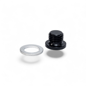 FITTING PLUG M12X1.5 ORB PORT SLIM LINE AL BLACK