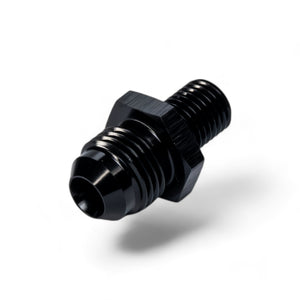 FITTING ADAPTER AN6 TO M10X1.25 METRIC TO MALE FLARE AL BLACK