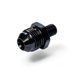 FITTING ADAPTER AN8 TO M10X1.5 METRIC TO MALE FLARE AL BLACK