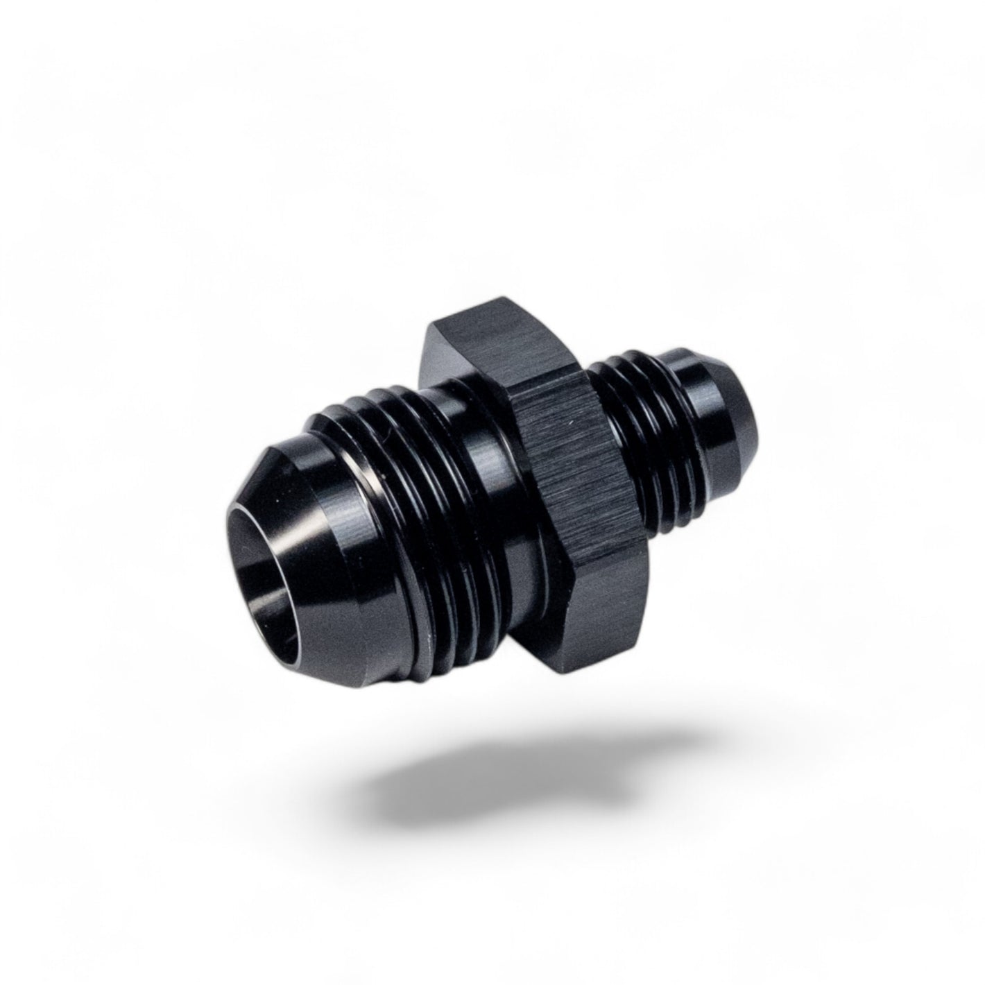 FITTING ADAPTER AN10 TO AN6 MALE FLARE REDUCER AL BLACK