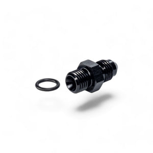 FITTING ADAPTER AN4 TO ORB4 MALE FLARE AL BLACK