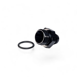 FITTING ADAPTER AN6 TO ORB8 MALE FLARE AL BLACK