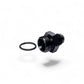 FITTING ADAPTER AN6 TO ORB8 MALE FLARE AL BLACK