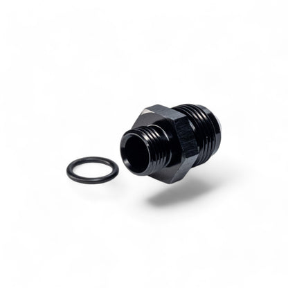 FITTING ADAPTER AN8 TO ORB6 MALE FLARE AL BLACK