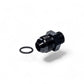 FITTING ADAPTER AN8 TO ORB6 MALE FLARE AL BLACK