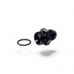 FITTING ADAPTER AN8 TO ORB10 MALE FLARE AL BLACK