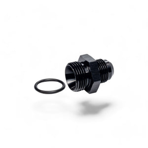 FITTING ADAPTER AN10 TO ORB12 MALE FLARE AL BLACK