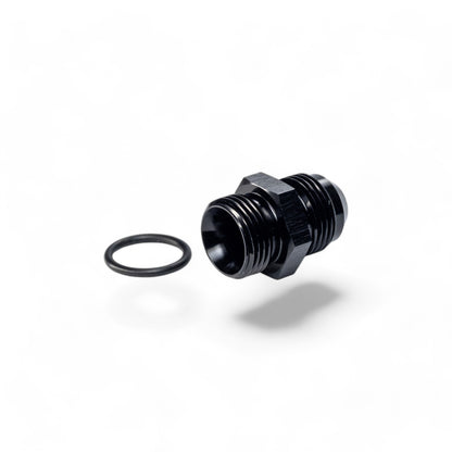 FITTING ADAPTER AN10 TO ORB10 MALE FLARE AL BLACK