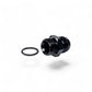 FITTING ADAPTER AN10 TO ORB10 MALE FLARE AL BLACK