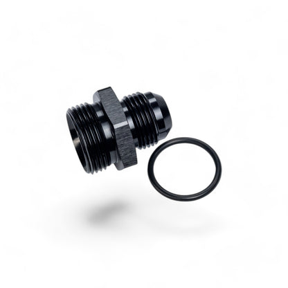 FITTING ADAPTER AN12 TO ORB16 MALE FLARE AL BLACK