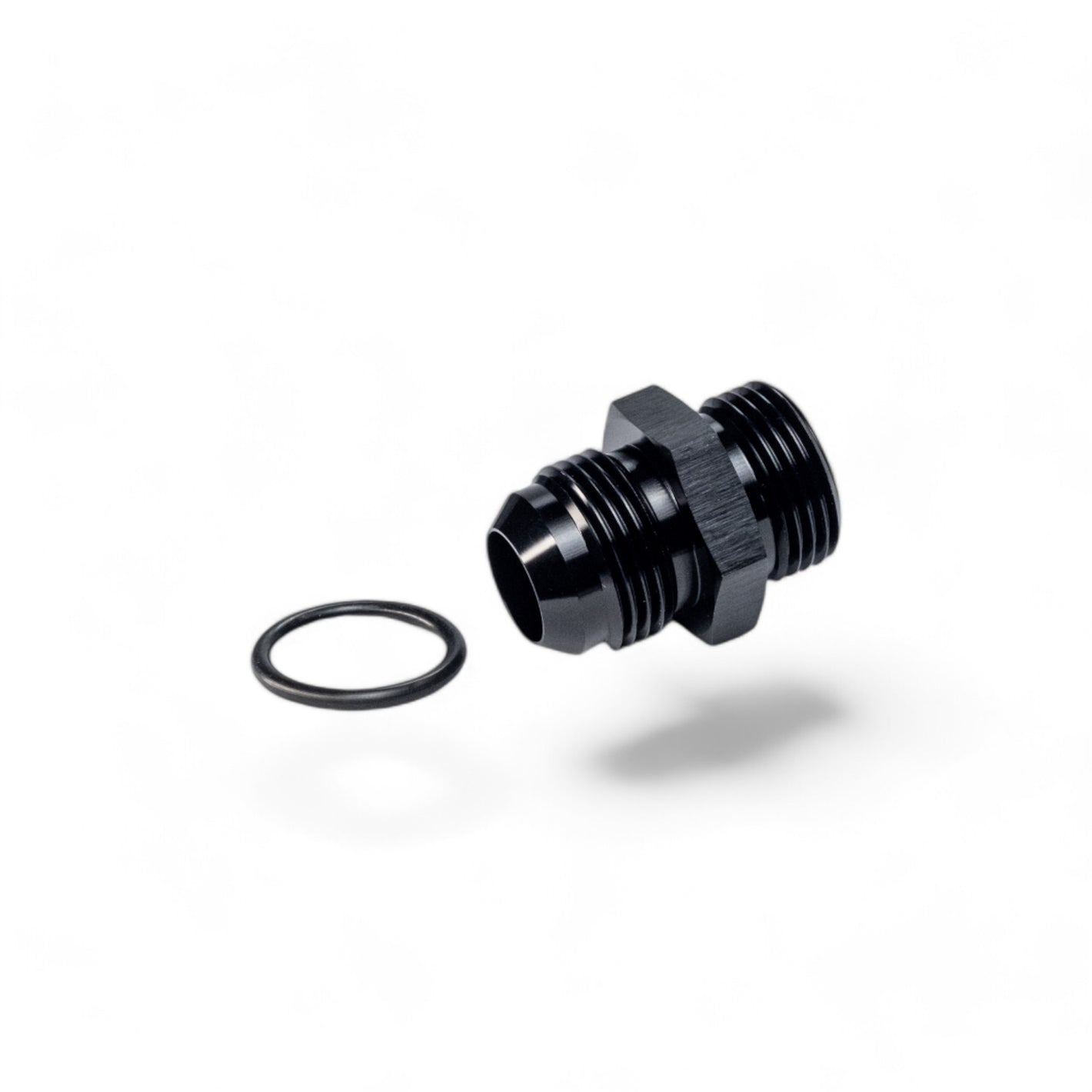 FITTING ADAPTER AN12 TO ORB12 MALE FLARE AL BLACK