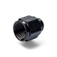 FITTING PLUG AN10 FLARE CAP AL BLACK