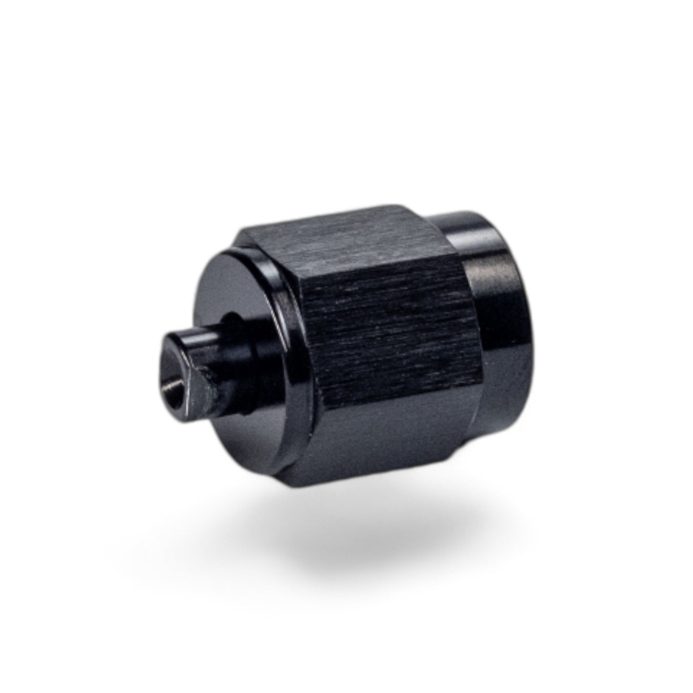 FITTING PLUG AN3 FLARE CAP AL BLACK