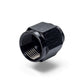 FITTING PLUG AN8 FLARE CAP AL BLACK