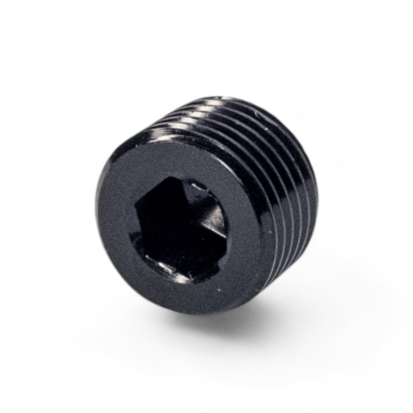 FITTING PLUG 1/8IN NPT AL BLACK