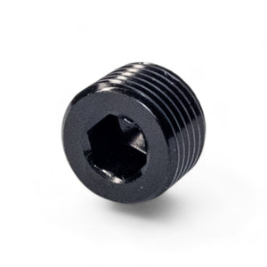 FITTING PLUG 1/8IN NPT AL BLACK