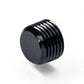 FITTING PLUG 1/8IN NPT AL BLACK