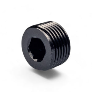 FITTING PLUG 3/8IN NPT AL BLACK