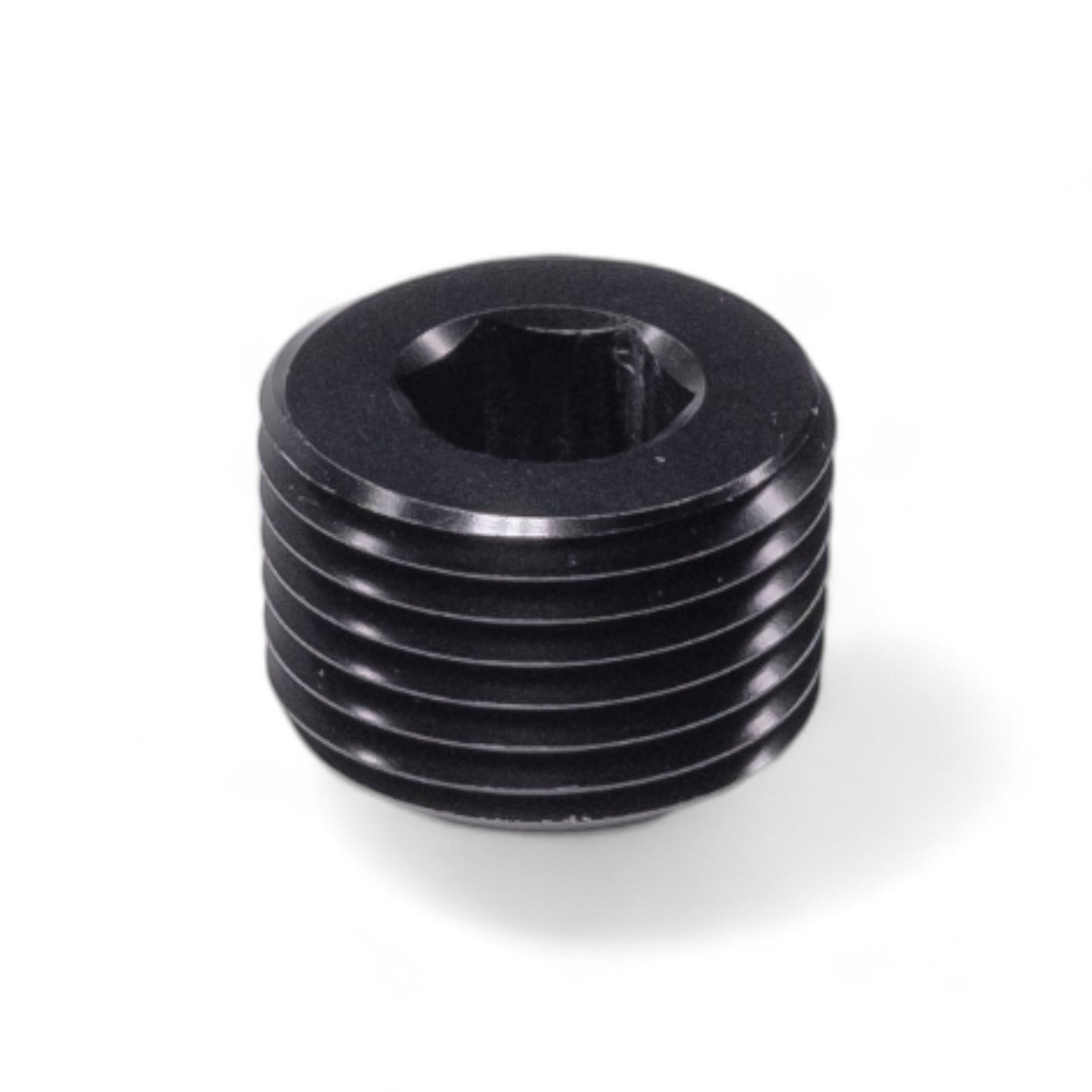 FITTING PLUG 1/2IN NPT AL BLACK