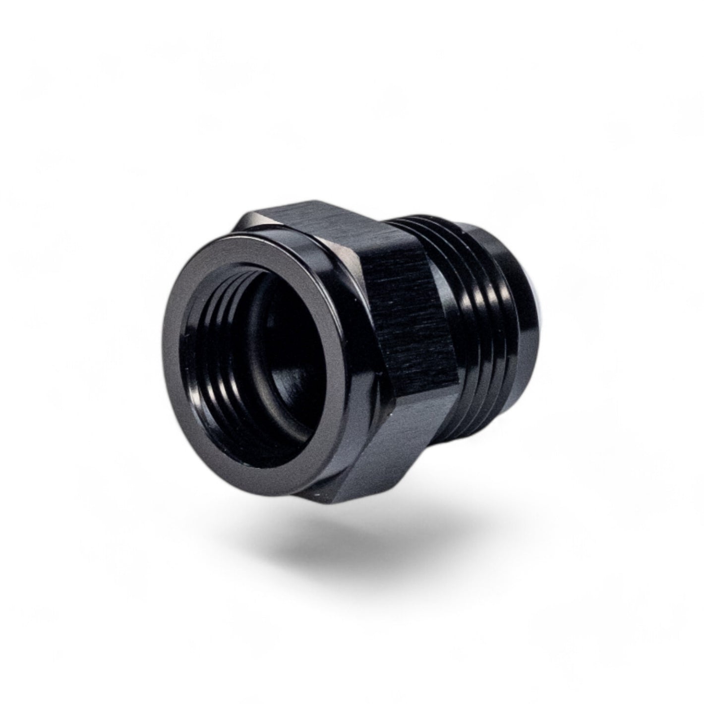 FITTING ADAPTER ORB8 TO AN10 FEMALE TO MALE FLARE REDUCER AL BLACK