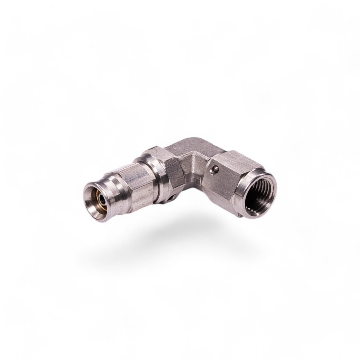 FITTING BRAKE LINE M10X1.0 HOSE END 90 DEG SS