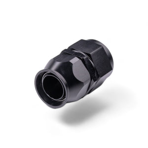 FITTING PTFE HOSE END AN16 SWIVEL STRAIGHT AL BLACK