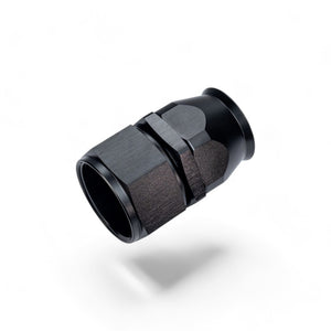 FITTING PTFE HOSE END AN20 SWIVEL STRAIGHT AL BLACK